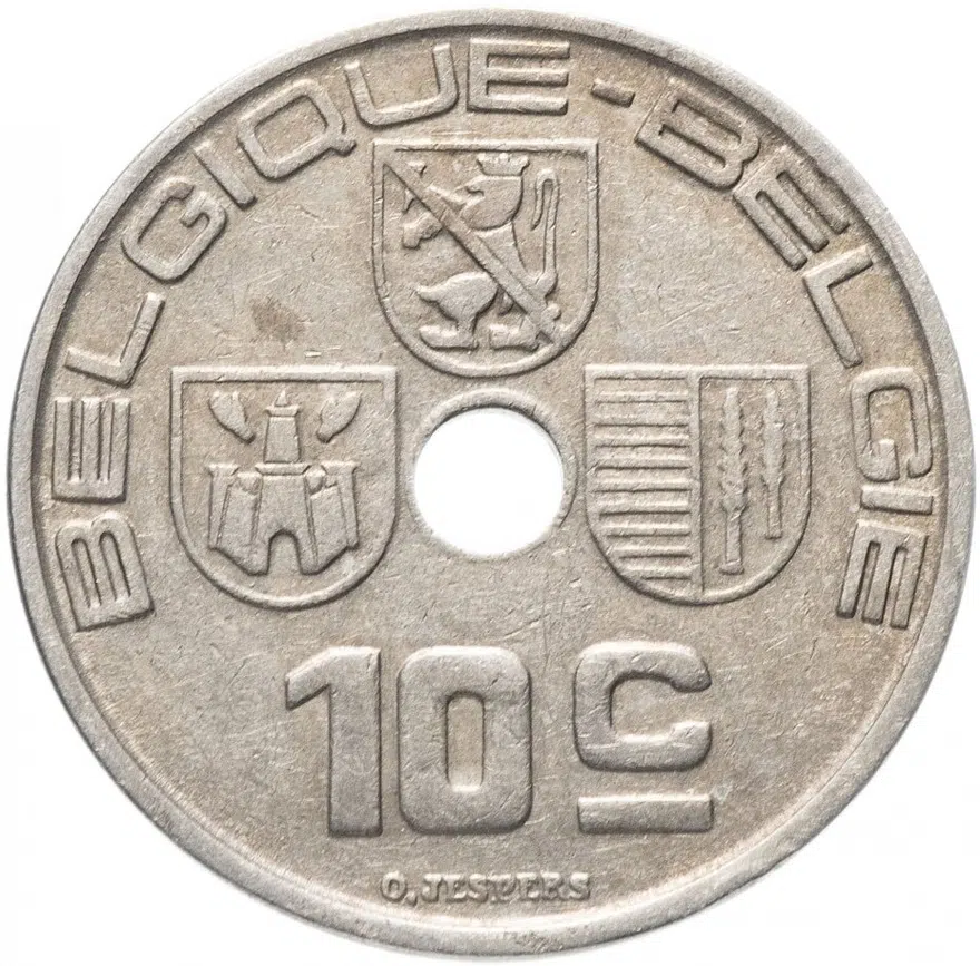 Бельгия 10 сантимов (centimes) 1938