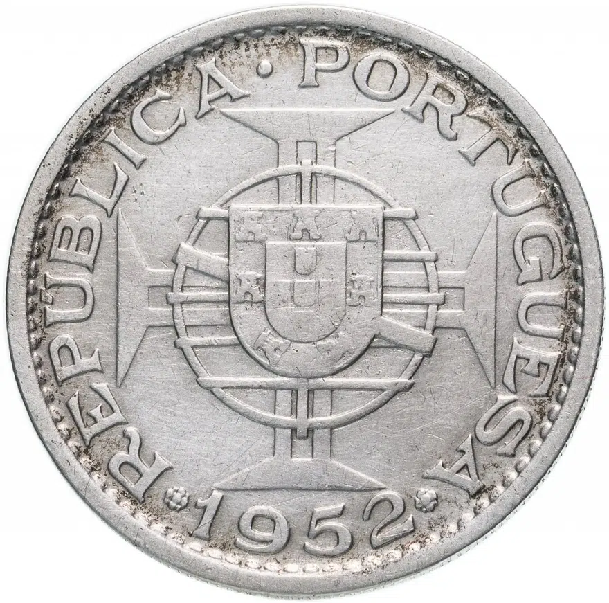 Ангола 20 эскудо (escudos) 1952