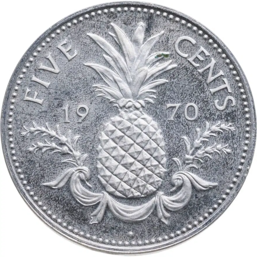 Багамы 5 центов (cents) 1970