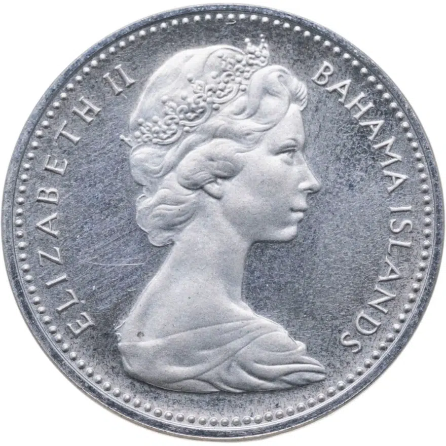 Багамы 5 центов (cents) 1970, реверс