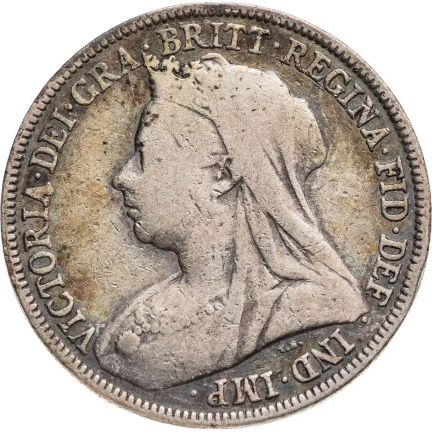 Великобритания 1 шиллинг (shilling) 1893