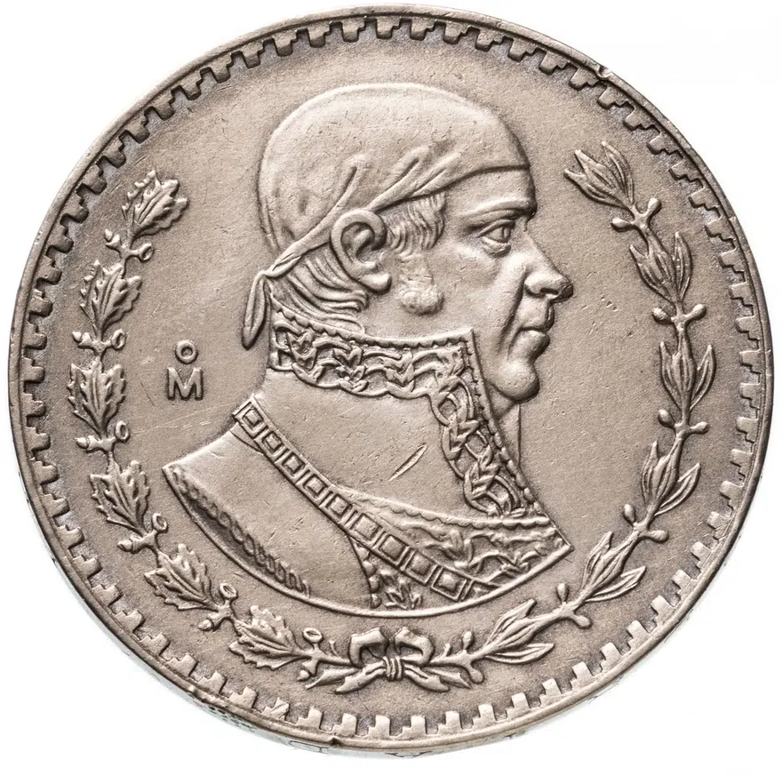 Мексика 1 песо (peso) 1957, реверс