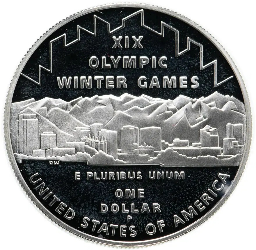 США 1 доллар (dollar) 2002  XIX зимние Олимпийские Игры, Солт-Лейк-Сити 2002, реверс
