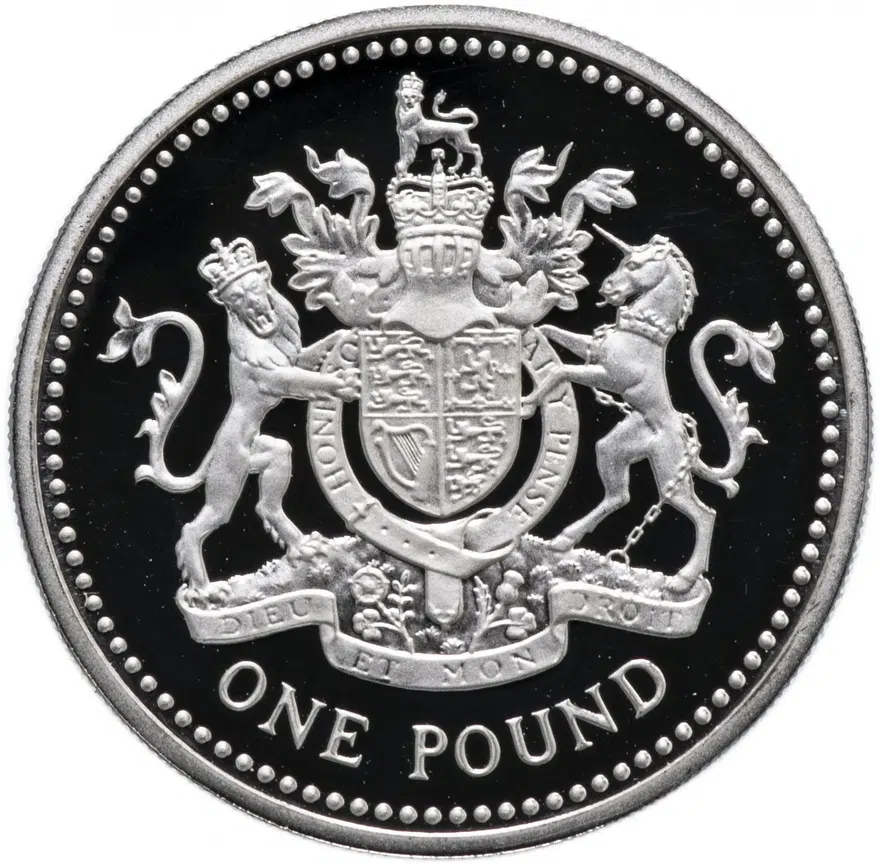 Великобритания 1 фунт (pound) 1988