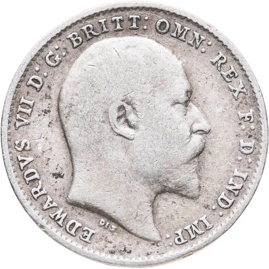 Великобритания 3 пенса (pence) 1910, реверс