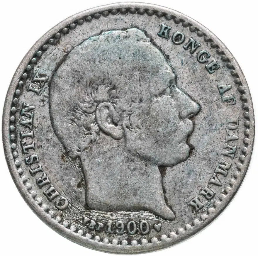 Дания 25 эре (ore) 1900