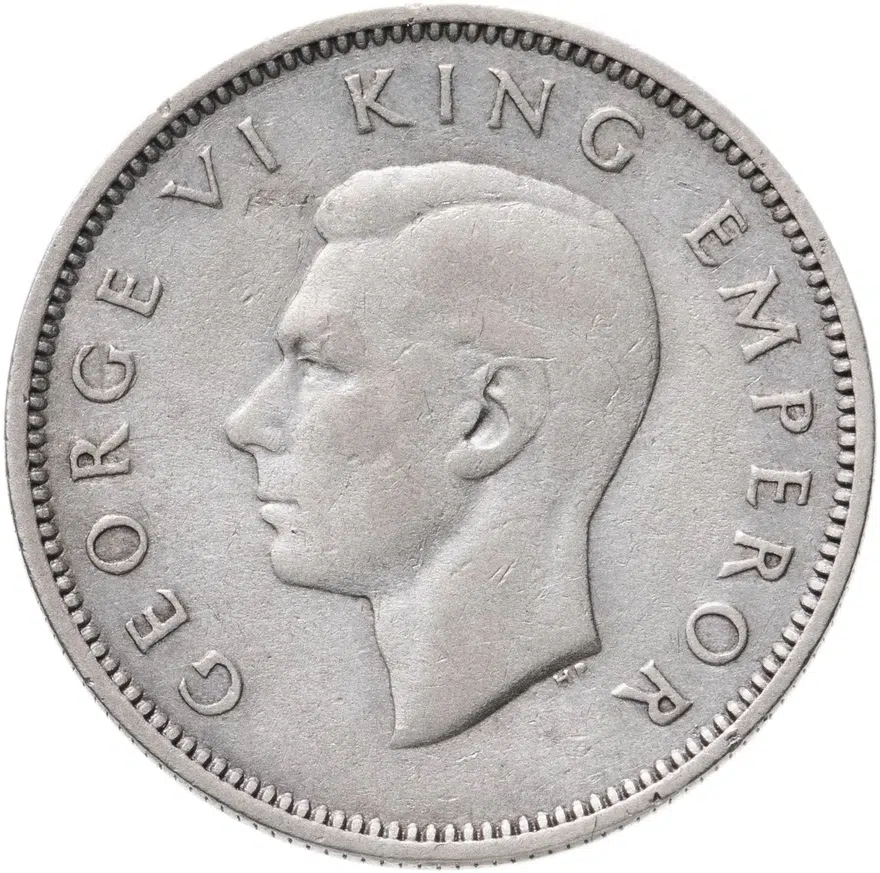 Новая Зеландия 1 шиллинг (shilling) 1944