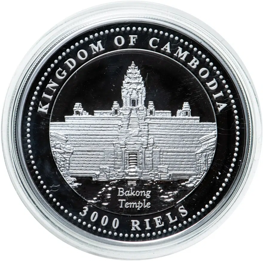 Камбоджа 3000 риелей 2007 "Китайский гороскоп - Год свиньи", реверс