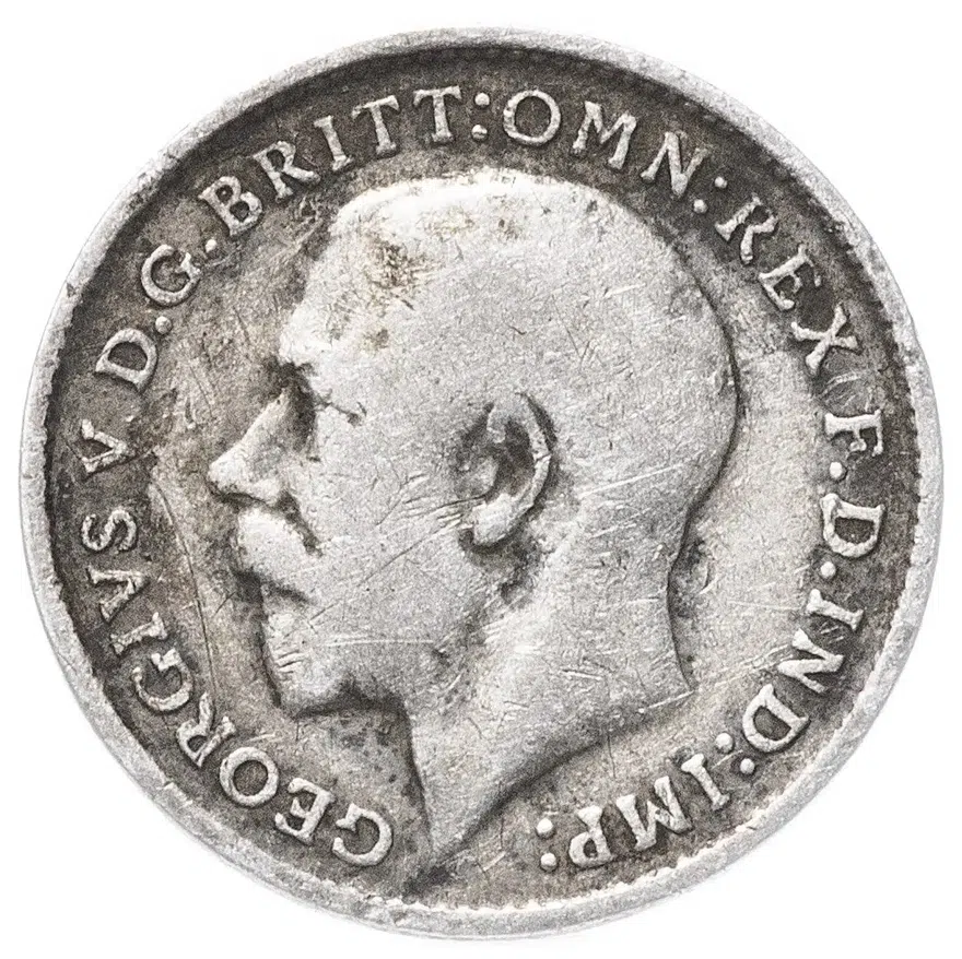 Великобритания 3 пенса (pence) 1913, реверс
