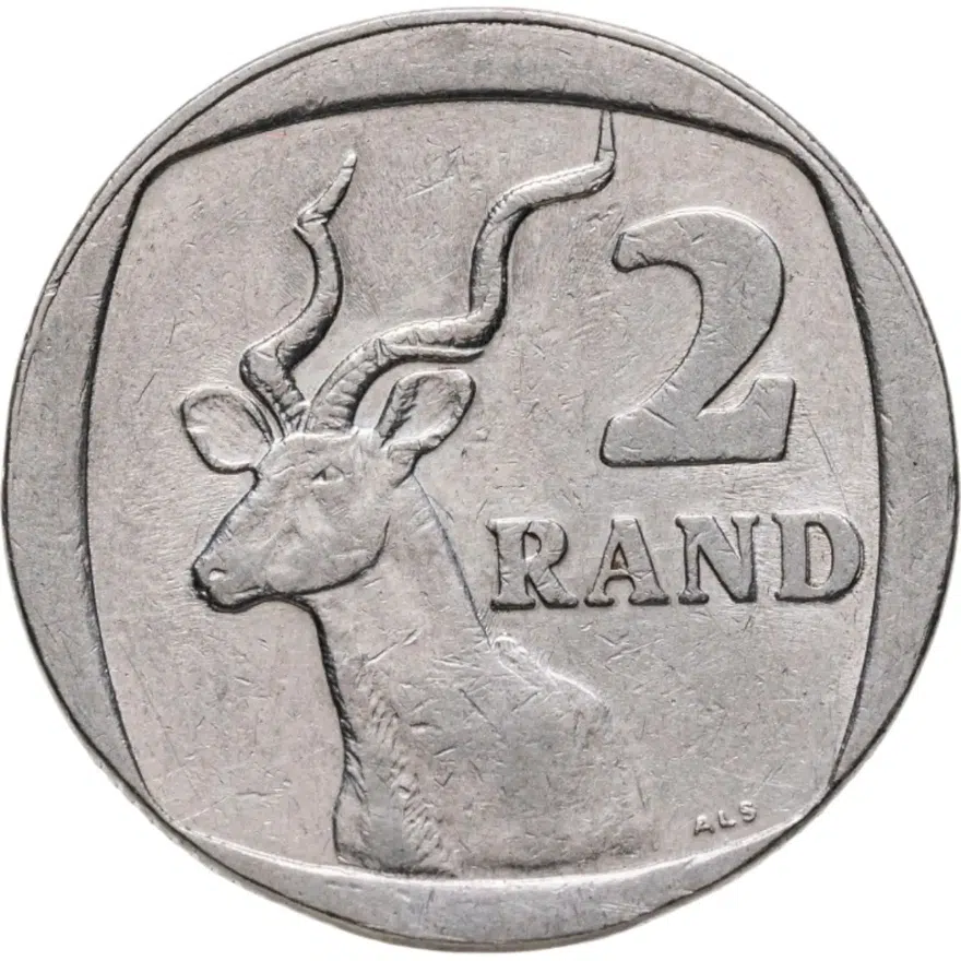 ЮАР 2 ранда (рэнда, rand) 2001