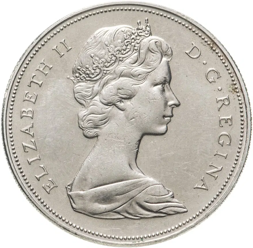 Канада 1 доллар (dollar) 1969, реверс