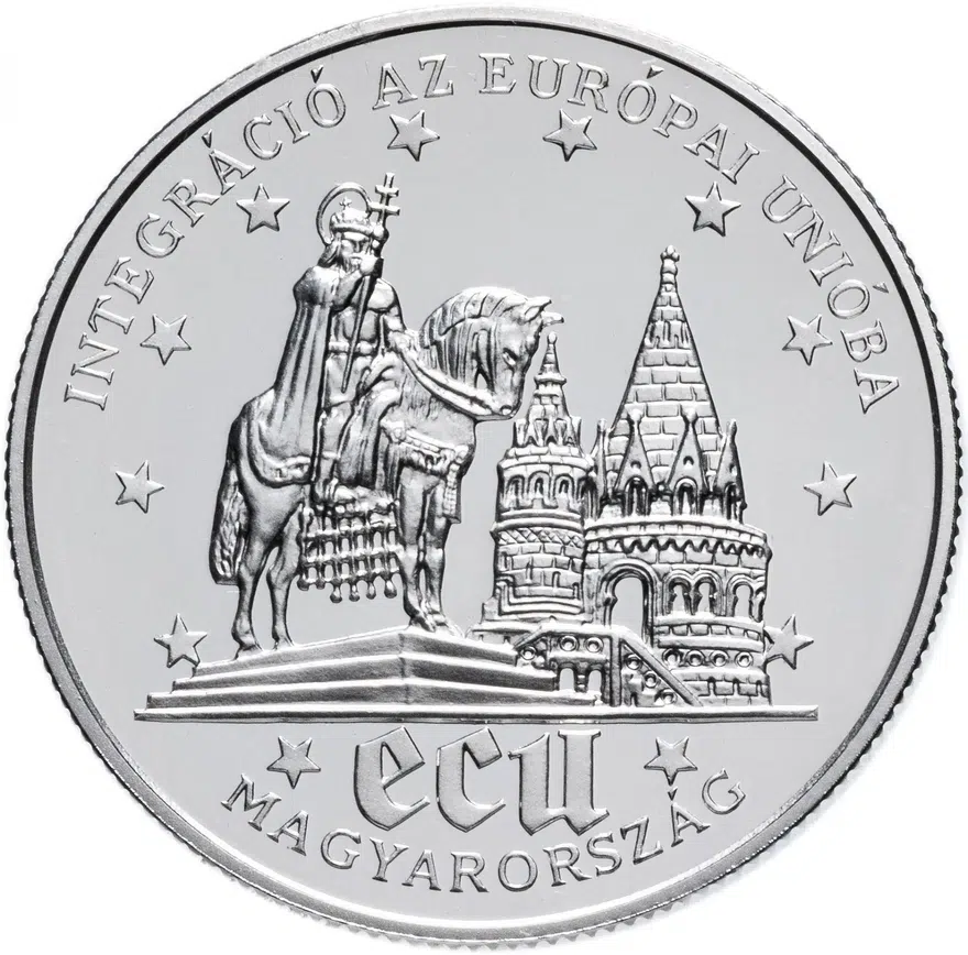 Венгрия 500 форинтов 1994 "Интеграция в ЕС", аверс