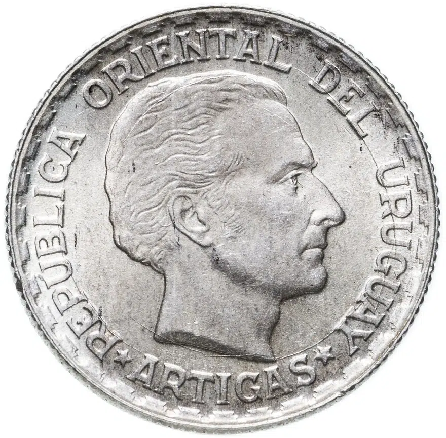 Уругвай 50 сентесимо (centesimos) 1943