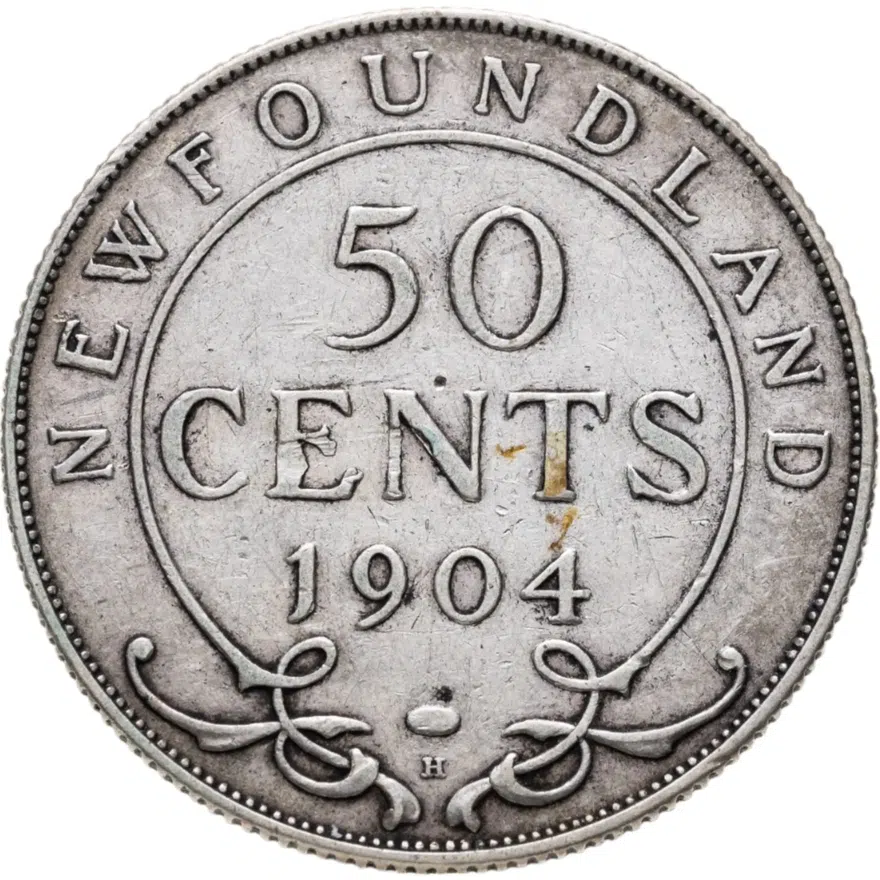 Ньюфаундленд 50 центов (cents) 1904