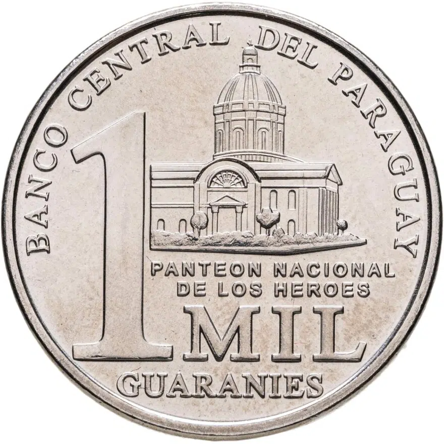 Парагвай 1000 гуарани (guaranies) 2008