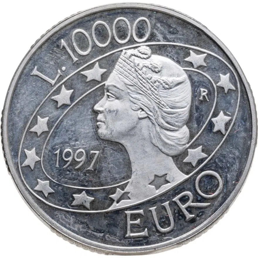 Сан-Марино 10000 лир (lire) 1997  Евро