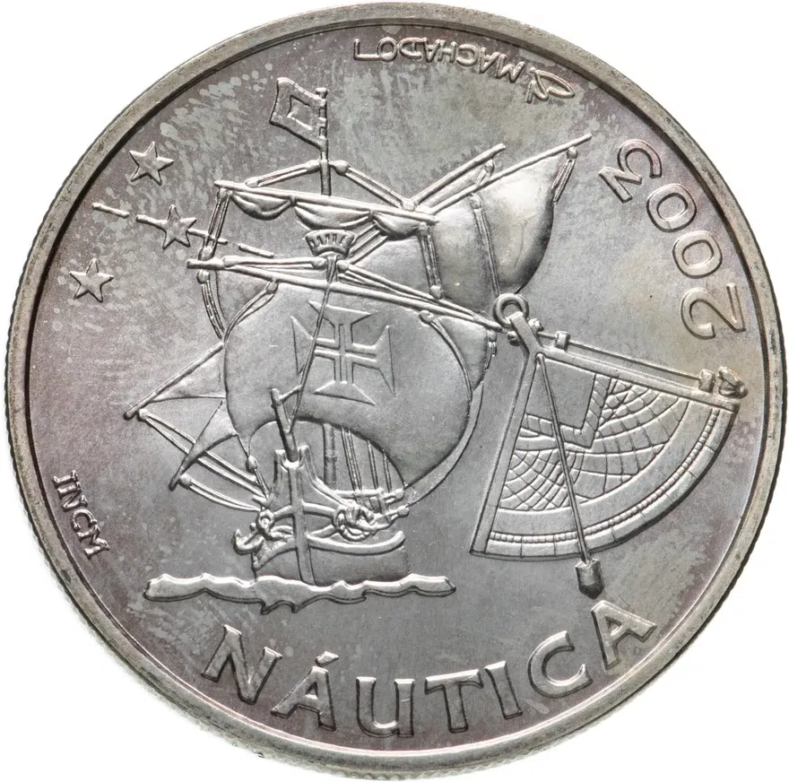 Португалия 10 евро (euro) 2003  Иберо-Америка - Морское дело, аверс