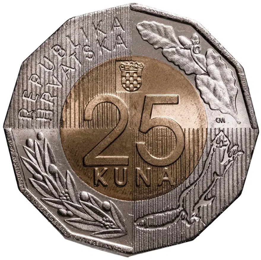 Хорватия 25 кун 2016 "25 лет Независимости"