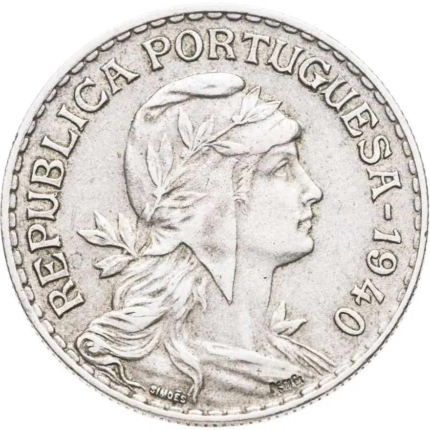 Португалия 1 эскудо (escudo) 1940