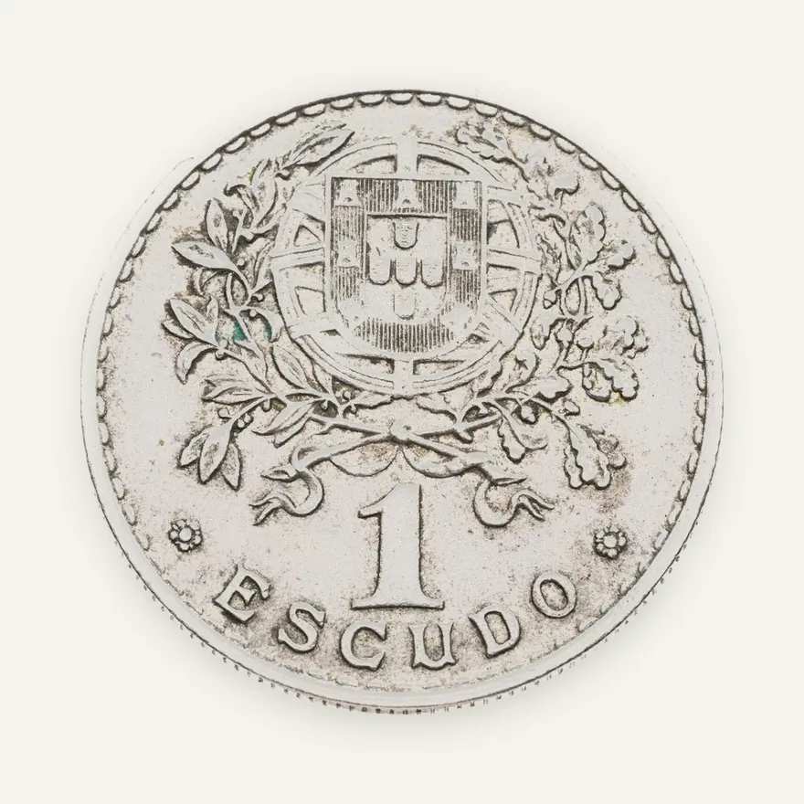 Португалия 1 эскудо (escudo) 1940, реверс