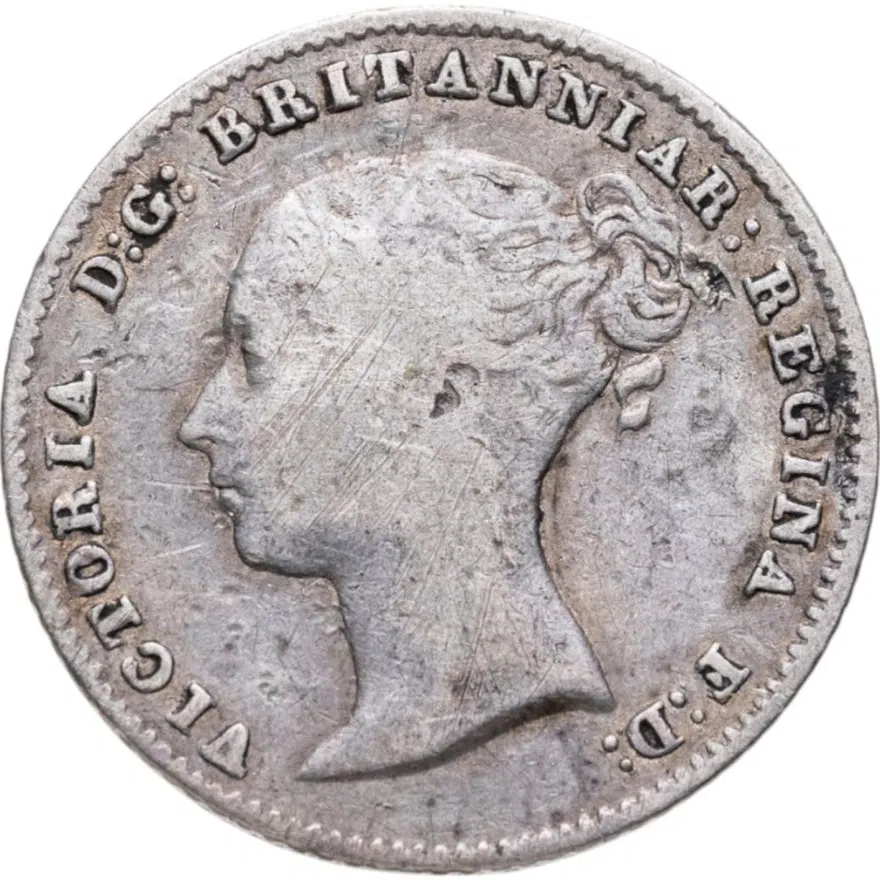 Великобритания 4 пенса (pence) 1842, реверс