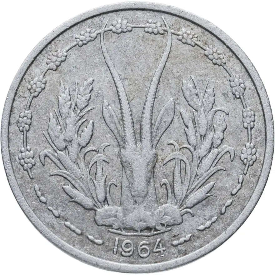 Западная Африка (BCEAO) 1 франк (franc) 1964