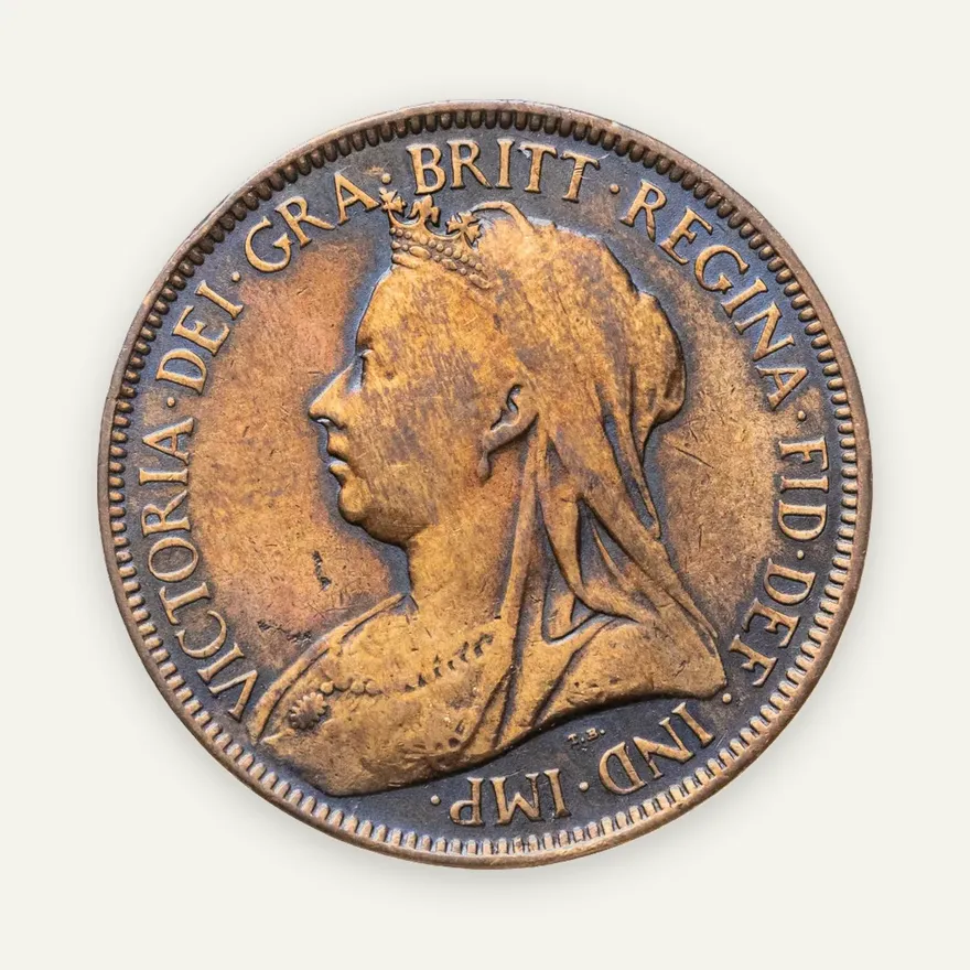 Великобритания 1/2 пенни (penny) 1899, реверс