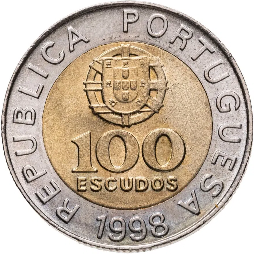 Португалия 100 эскудо (escudos) 1998, реверс
