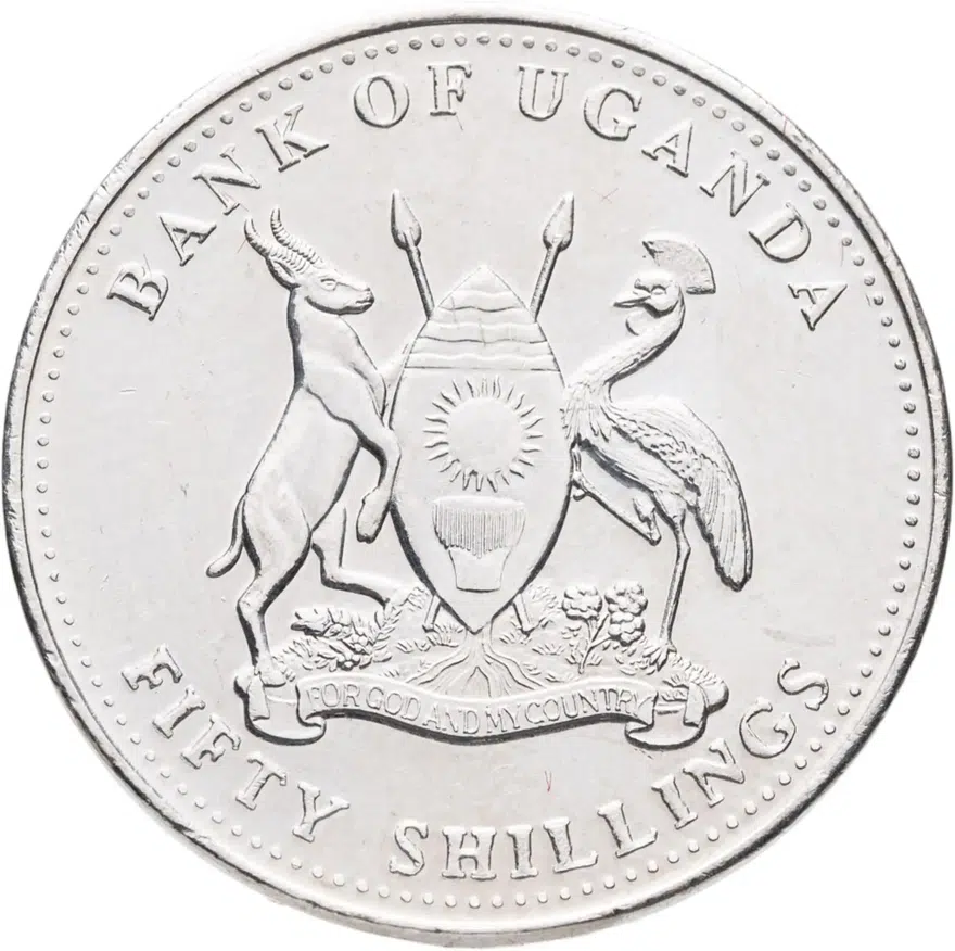 Уганда 50 шиллингов (shillings) 1998, реверс