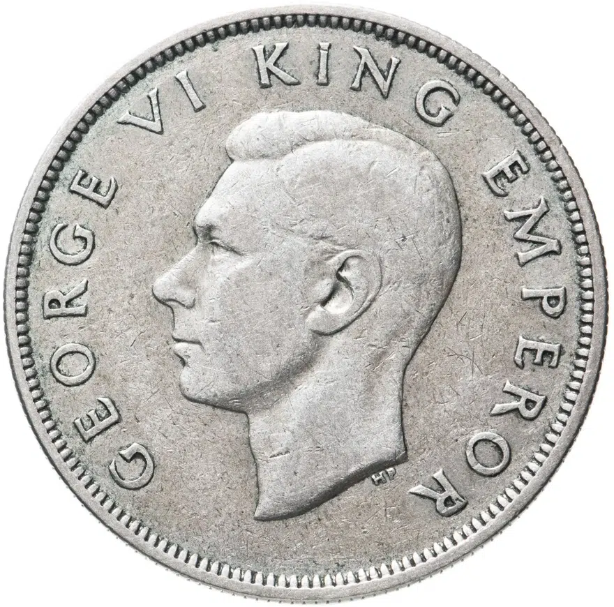 Новая Зеландия 1/2 кроны (crown) 1937, аверс