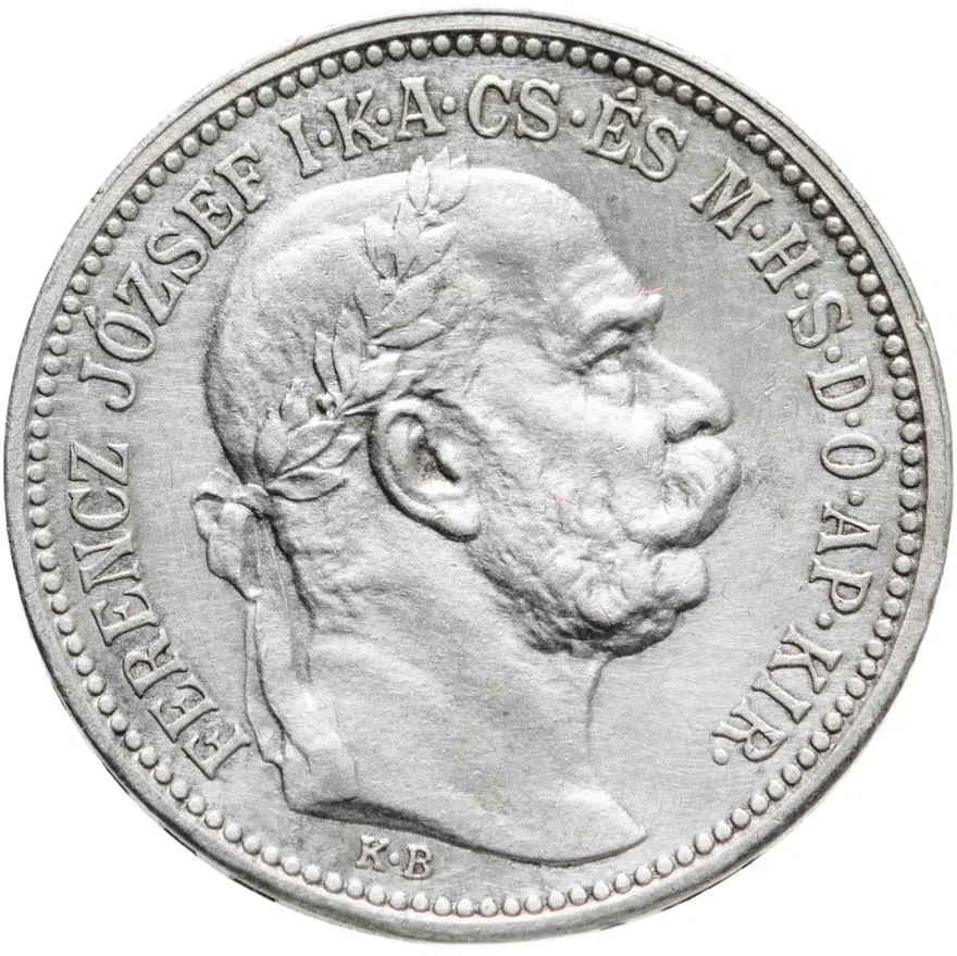 Венгрия 1 крона (korona) 1915, аверс