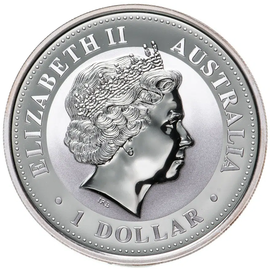 Австралия 1 доллар (dollar) 2005  Восточный календарь - Год Петуха, Цветное покрытие, реверс