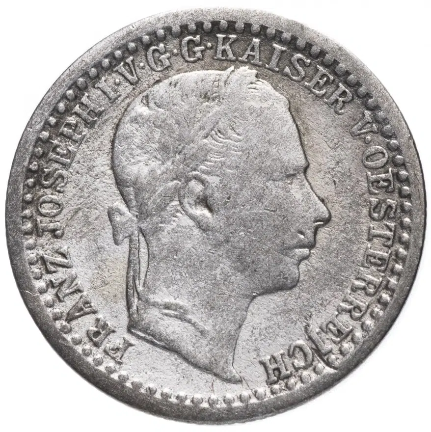 Австрия 5 крейцеров (kreuzer) 1863
