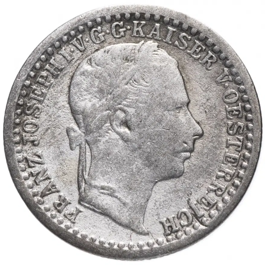 Австрия 5 крейцеров (kreuzer) 1863, реверс