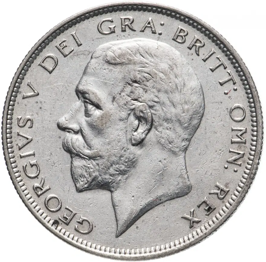 Великобритания 1/2 кроны (crown) 1935, аверс