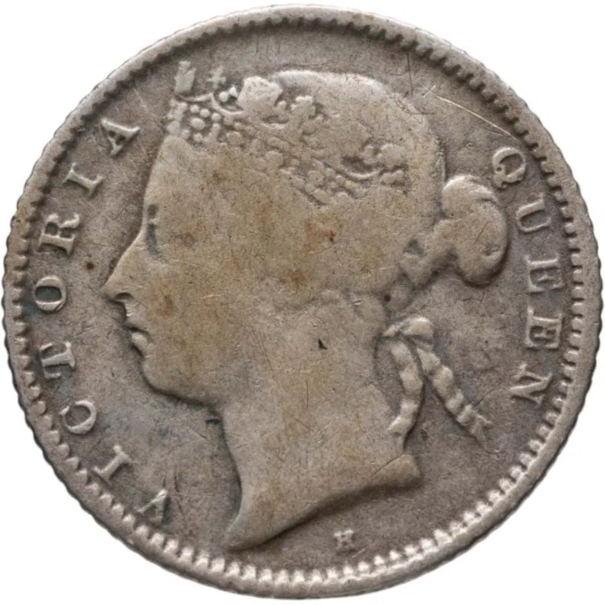 Маврикий 20 центов (cents) 1889, реверс
