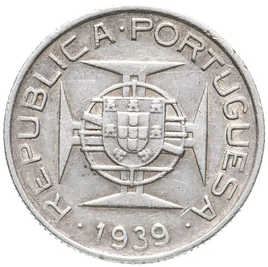 Сан-Томе и Принсипи 2,5 эскудо (escudo) 1939, реверс