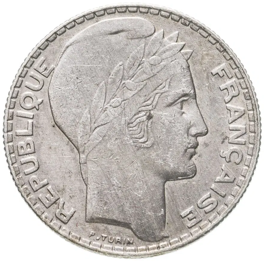 Франция 10 франков (francs) 1934