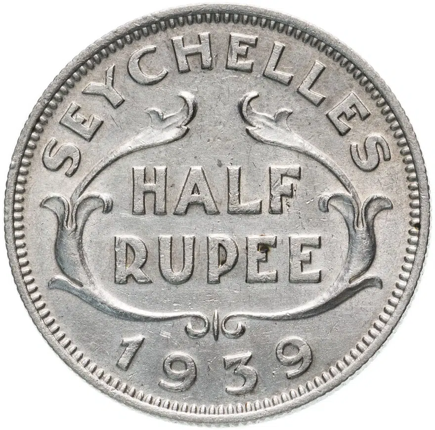 Сейшельские острова 1/2 рупии (rupee) 1939