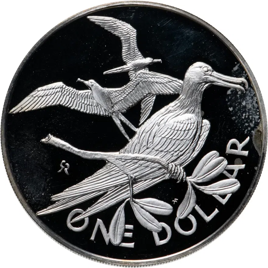 Британские Виргинские острова 1 доллар (dollar) 1976