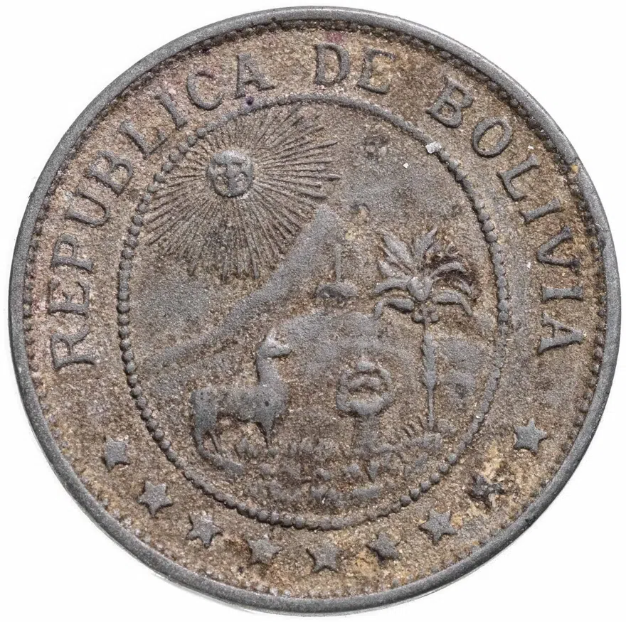 Боливия 20 сентаво (centavos) 1942