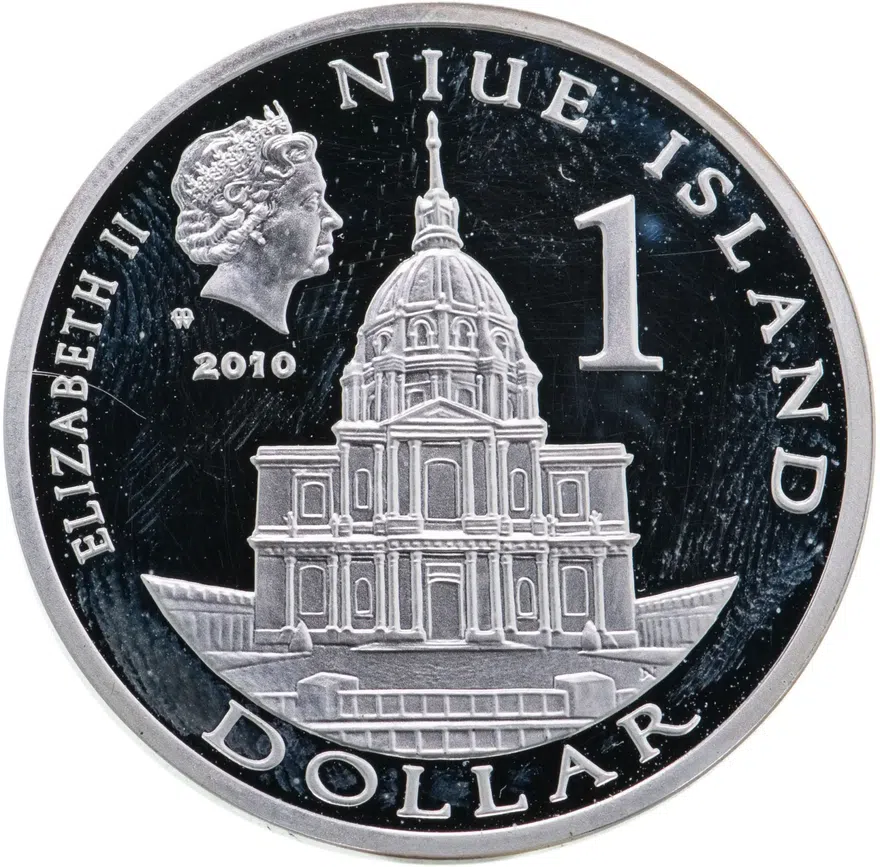 Ниуэ 1 доллар (dollar) 2010  Великие полководцы - Наполеон I Бонапарт, реверс