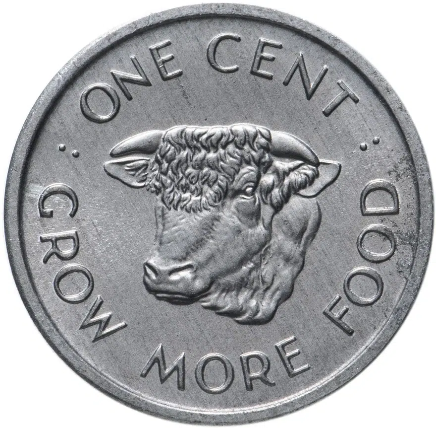 Сейшелы 1 цент (cent) 1972   "ФАО", аверс