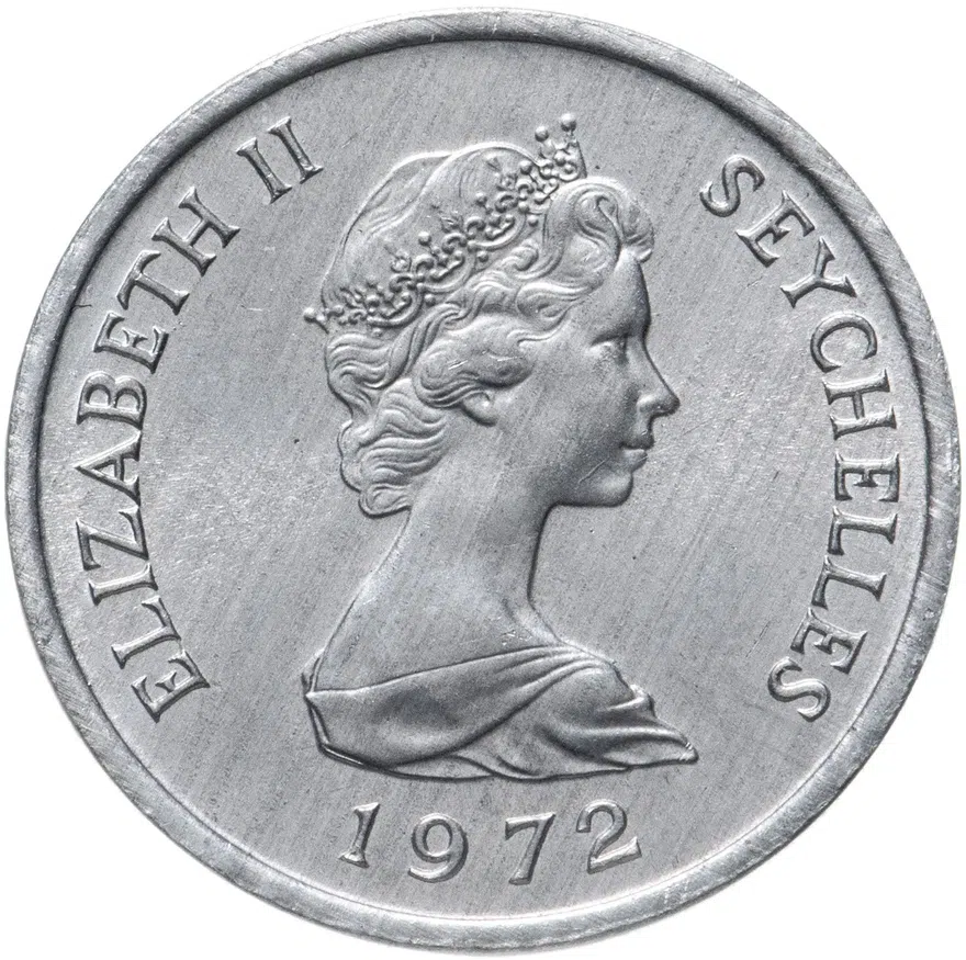 Сейшелы 1 цент (cent) 1972   "ФАО", реверс
