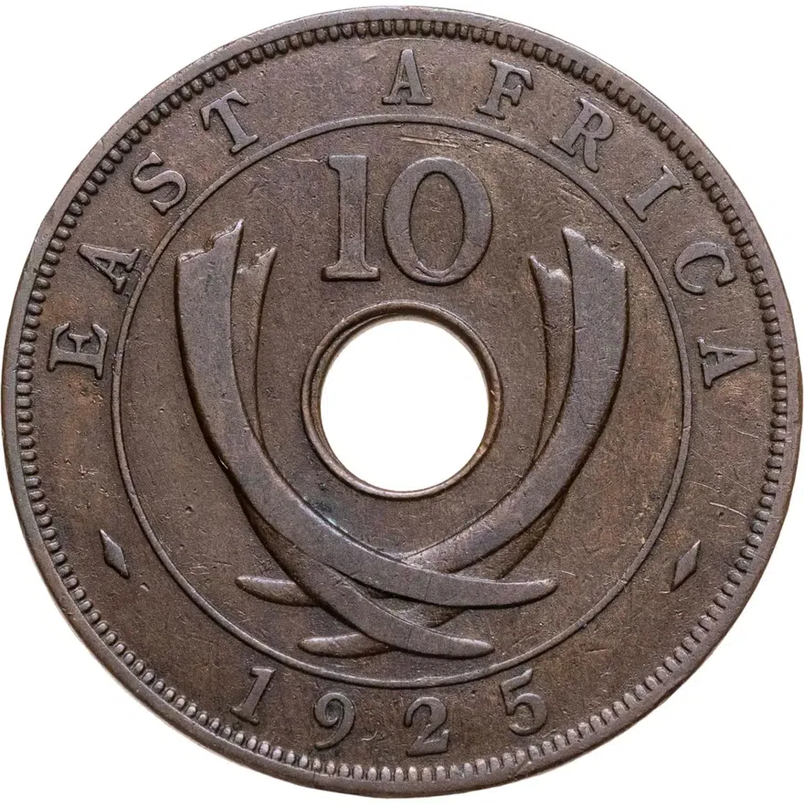 Британская Восточная Африка 10 центов (cents) 1925