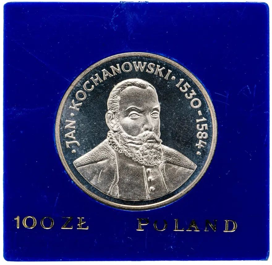 Польша 100 злотых (zlotych) 1980 года "450 лет со дня рождения Яна Кохановського"