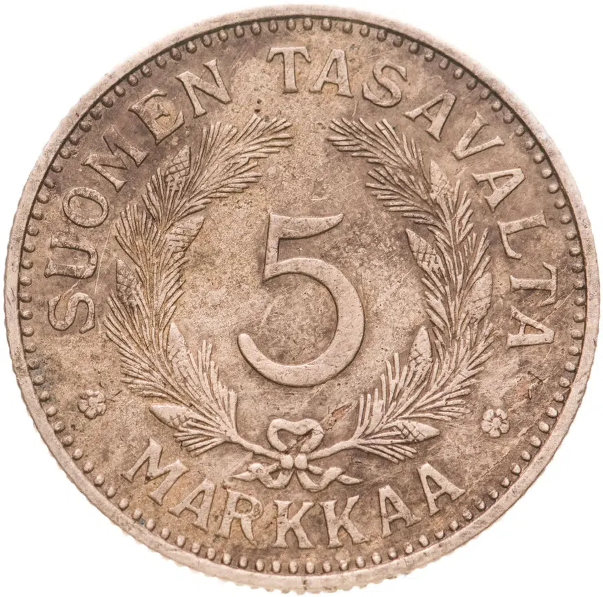 Финляндия 5 марок (markkaa) 1936