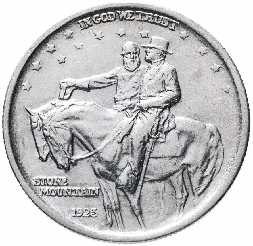 США 50 центов (1/2 доллара) 1925 "Мемориал Стоун- Маунтин"