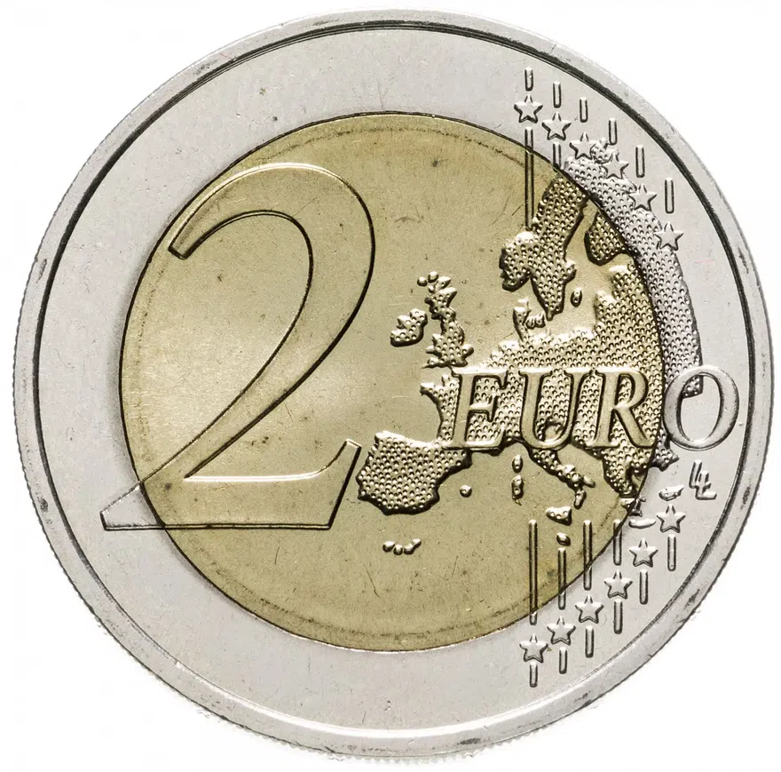 Франция 2 евро 2010, реверс
