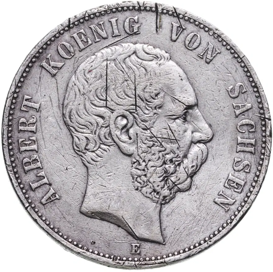 Германия 5 марок 1894 E
